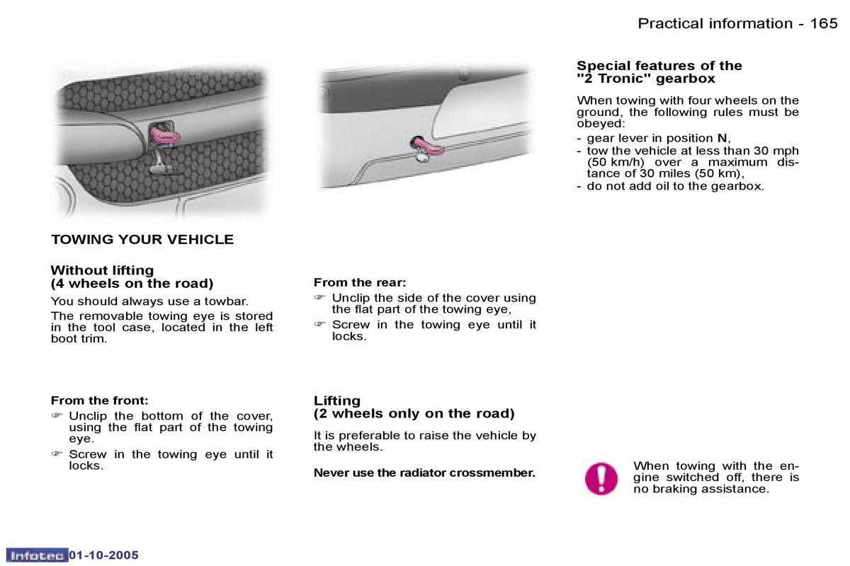 Peugeot 1007 owners manual / page 68