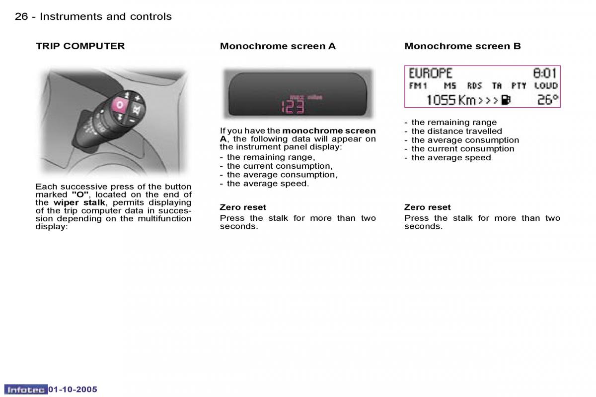 Peugeot 1007 owners manual / page 84