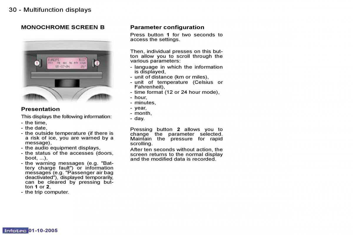 Peugeot 1007 owners manual / page 88