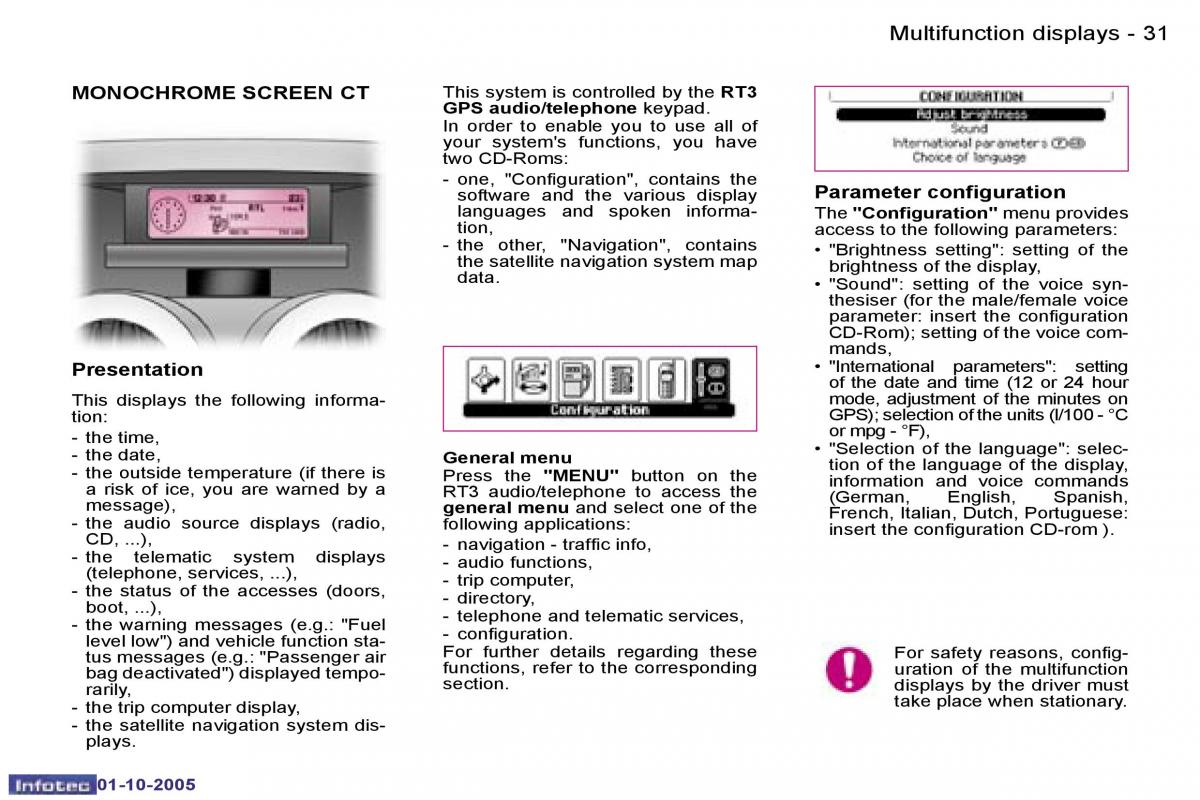 Peugeot 1007 owners manual / page 89