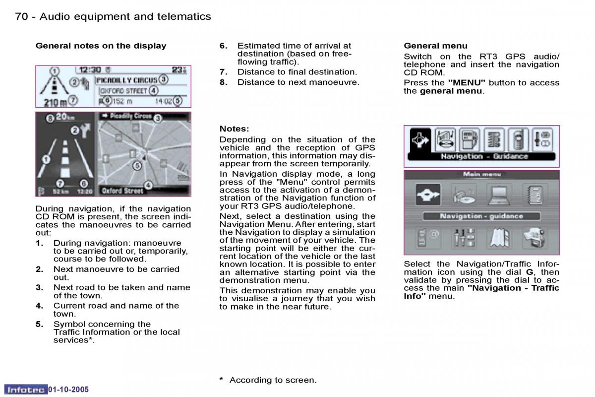 Peugeot 1007 owners manual / page 99