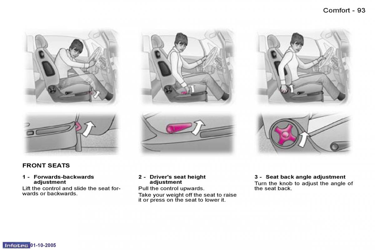 Peugeot 1007 owners manual / page 126