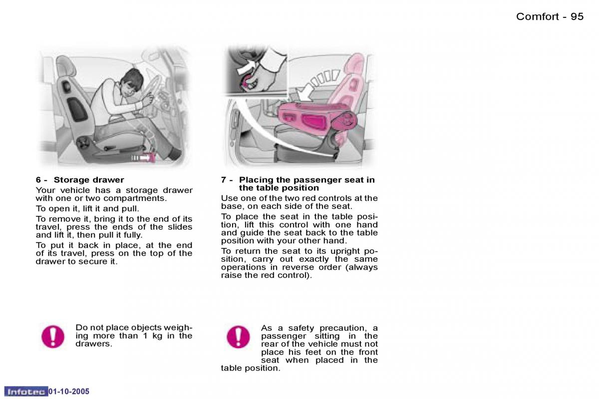 Peugeot 1007 owners manual / page 128