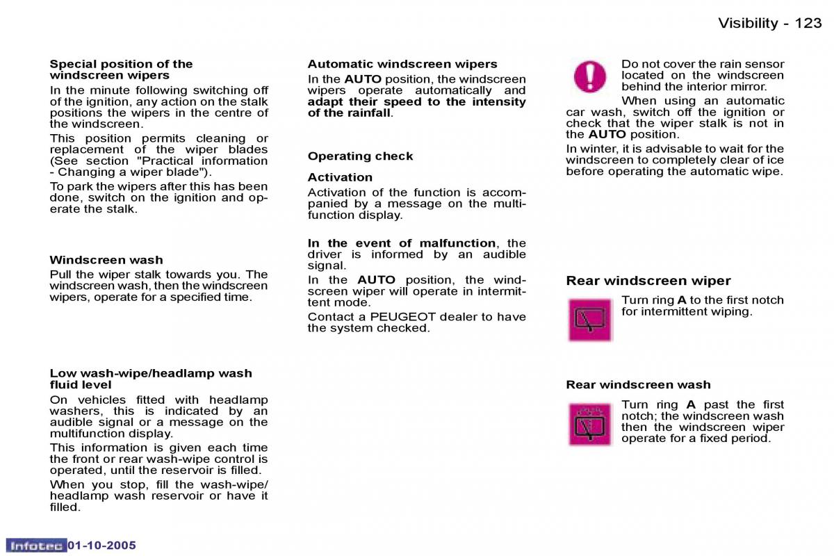 Peugeot 1007 owners manual / page 34