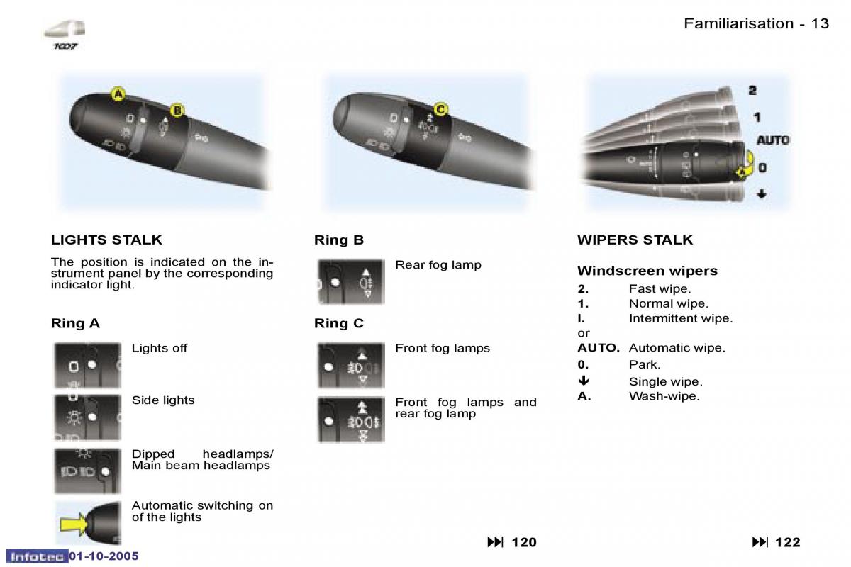 Peugeot 1007 owners manual / page 43