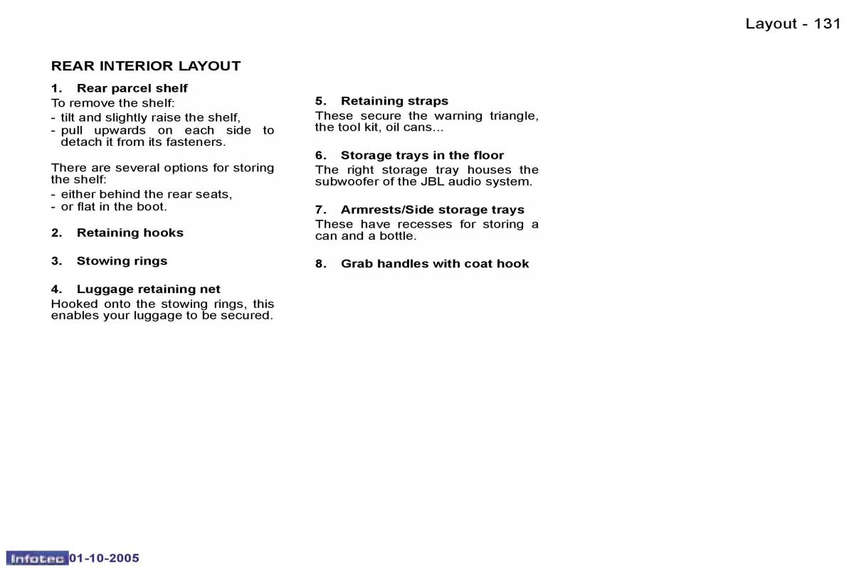 Peugeot 1007 owners manual / page 45