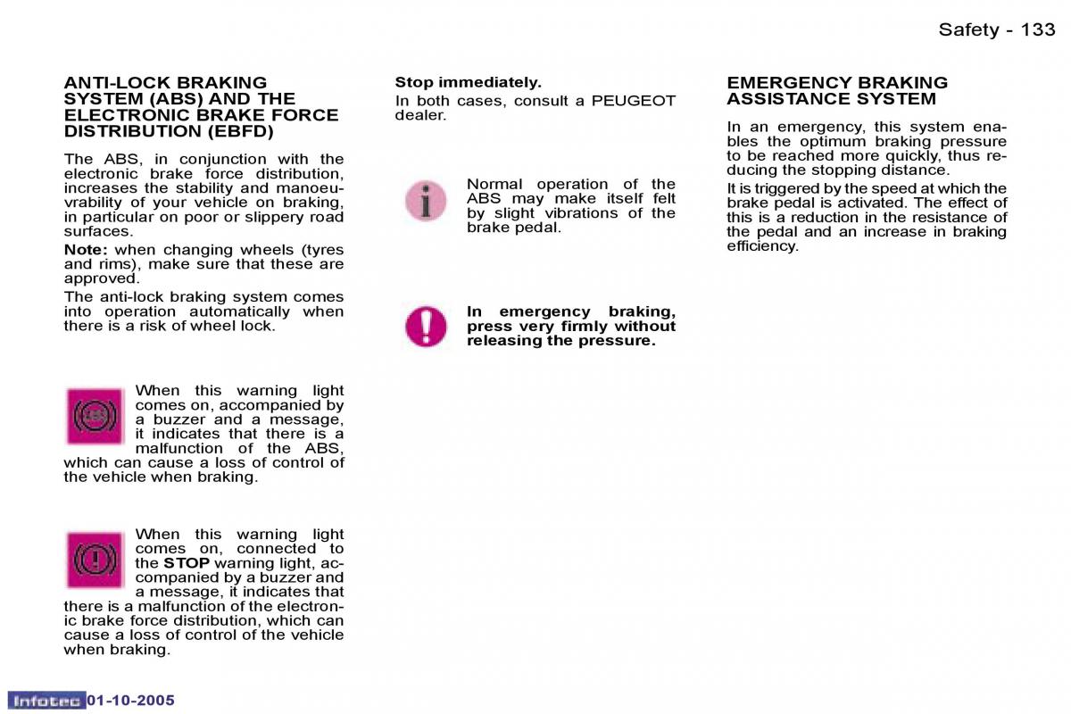 Peugeot 1007 owners manual / page 47