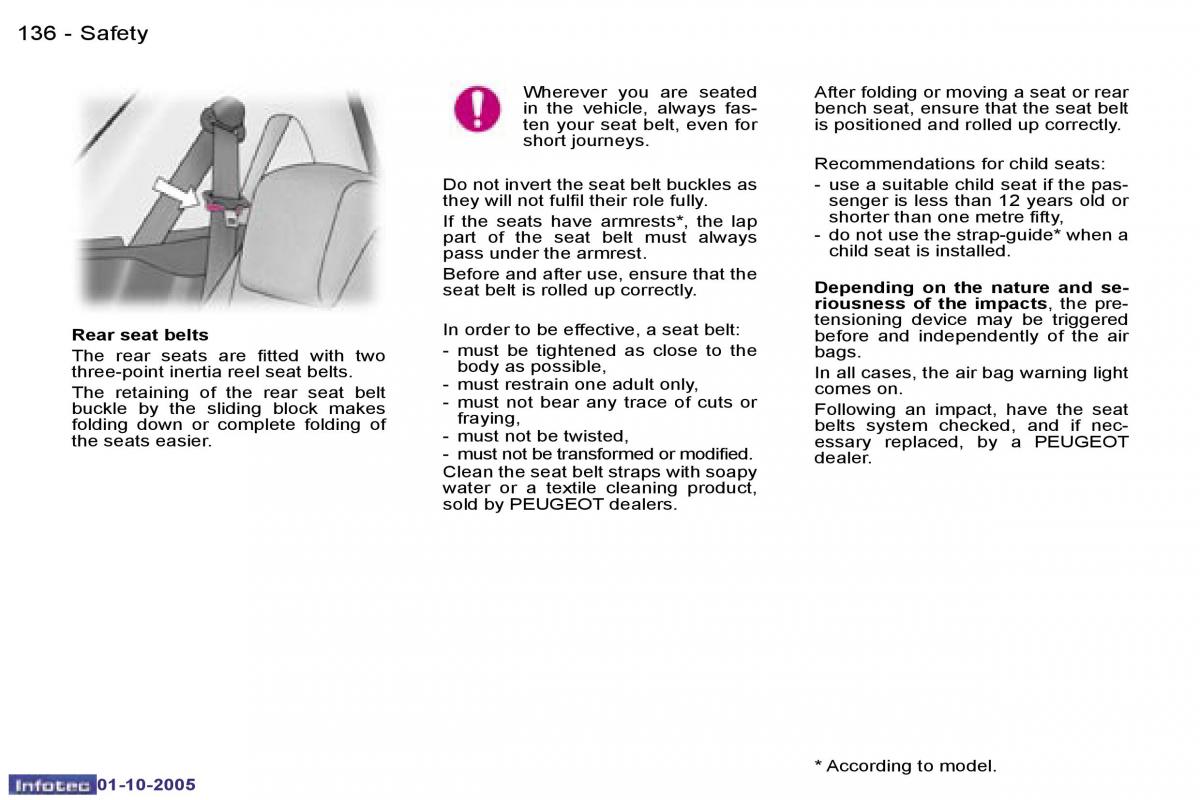 Peugeot 1007 owners manual / page 50