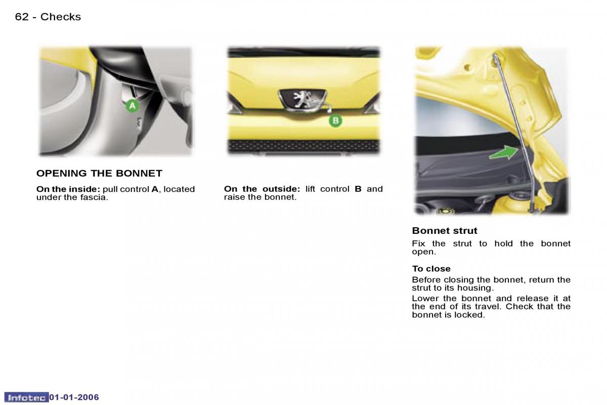 Peugeot 107 owners manual / page 61
