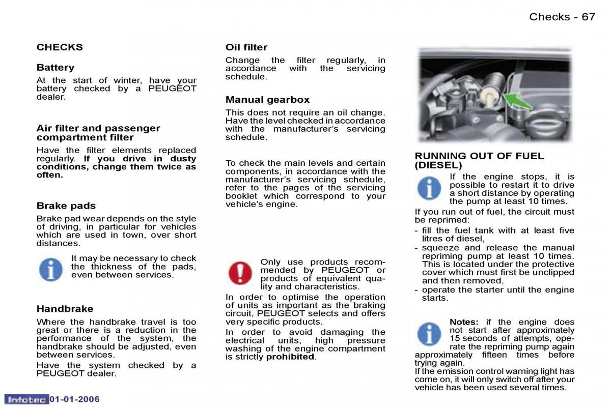 Peugeot 107 owners manual / page 65