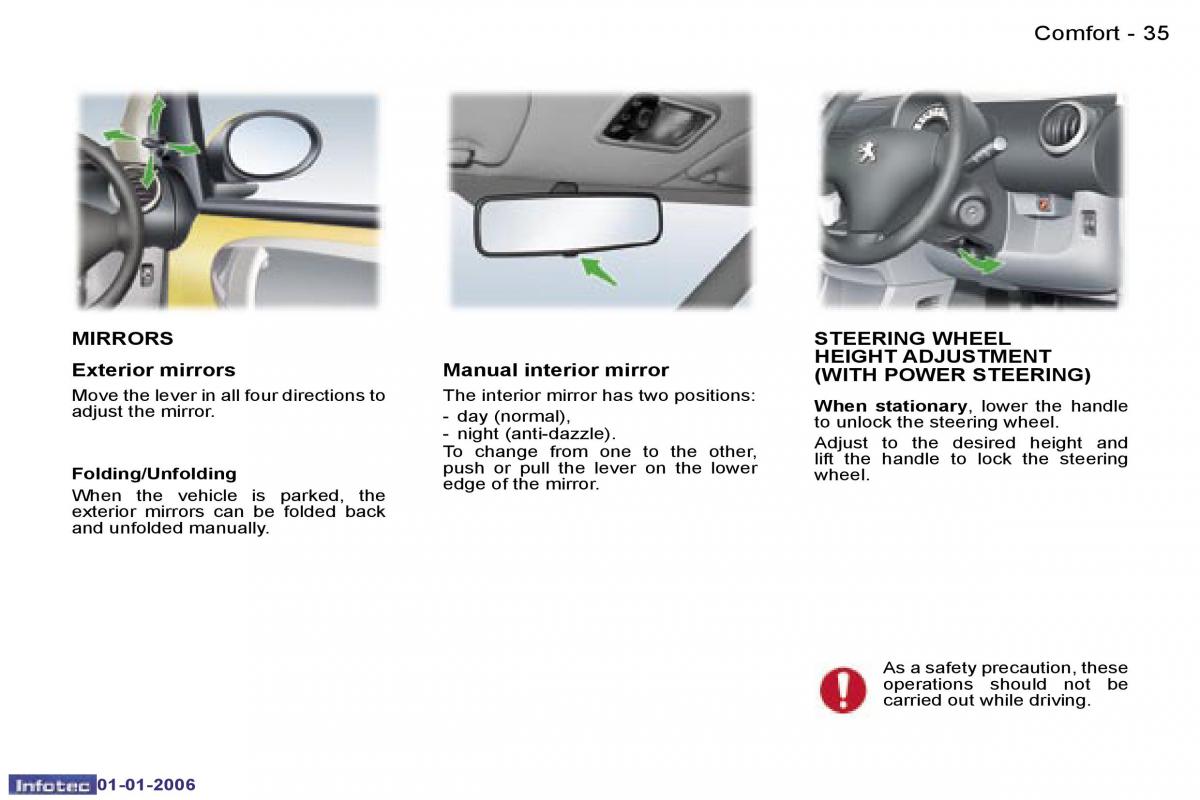 Peugeot 107 owners manual / page 29