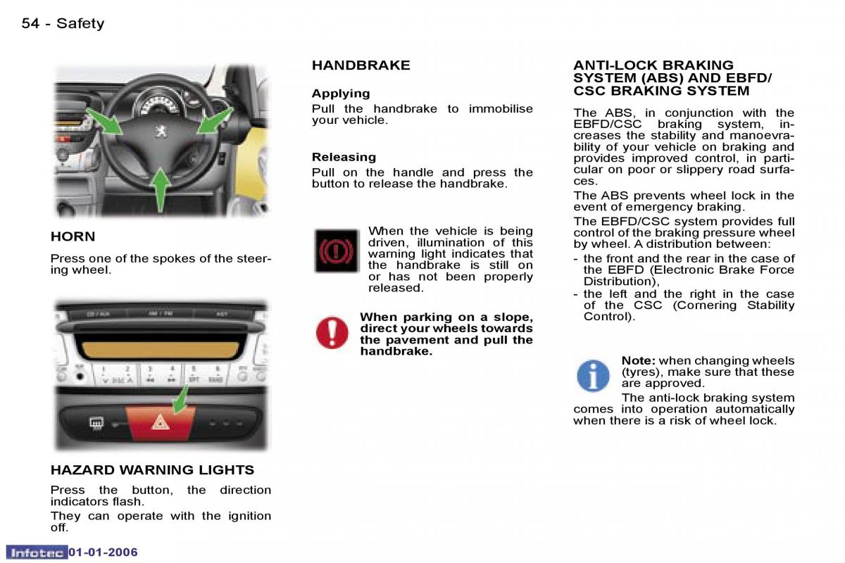 Peugeot 107 owners manual / page 48