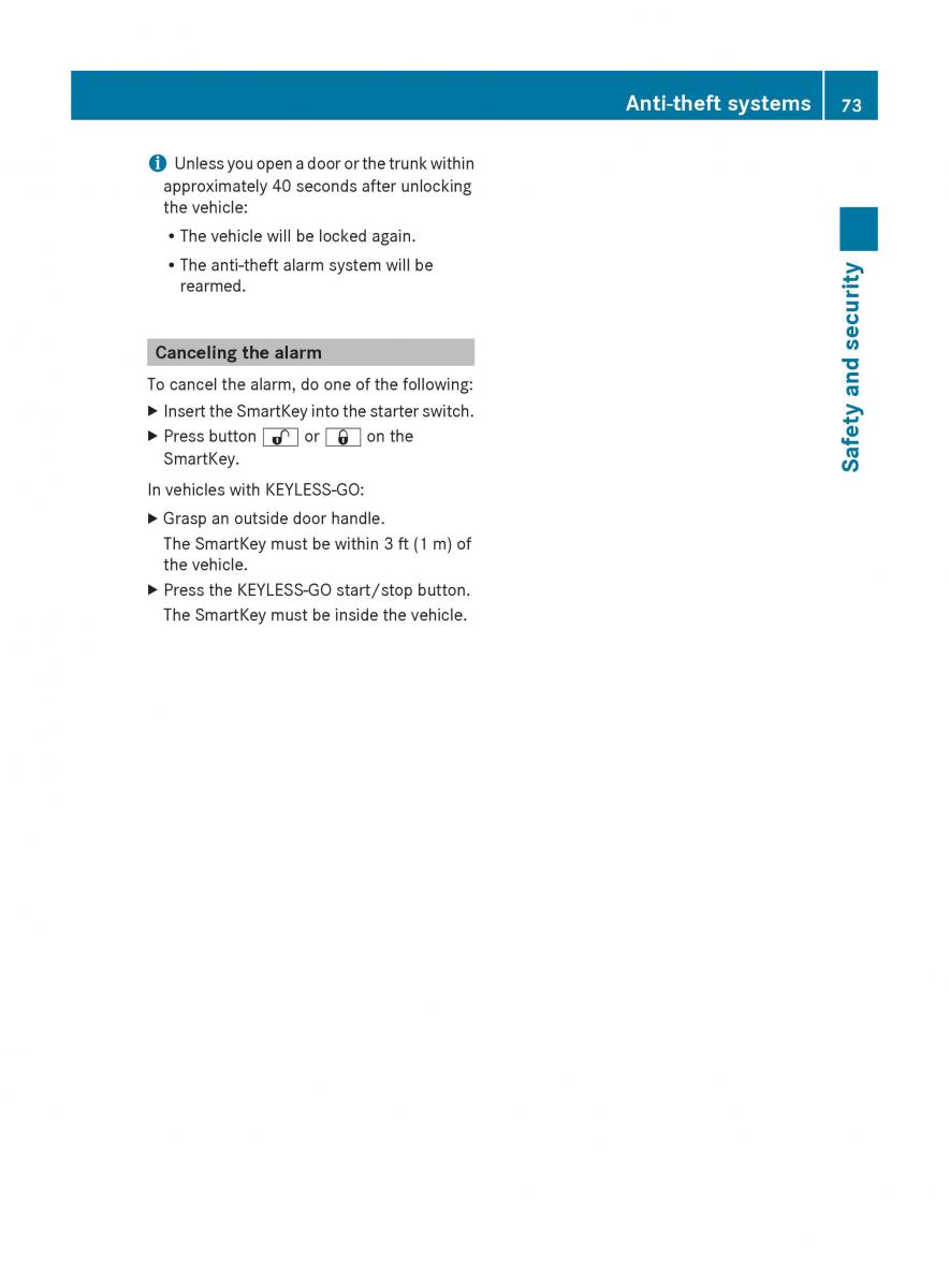 Mercedes Benz E Class W212 2010 owners manual / page 75