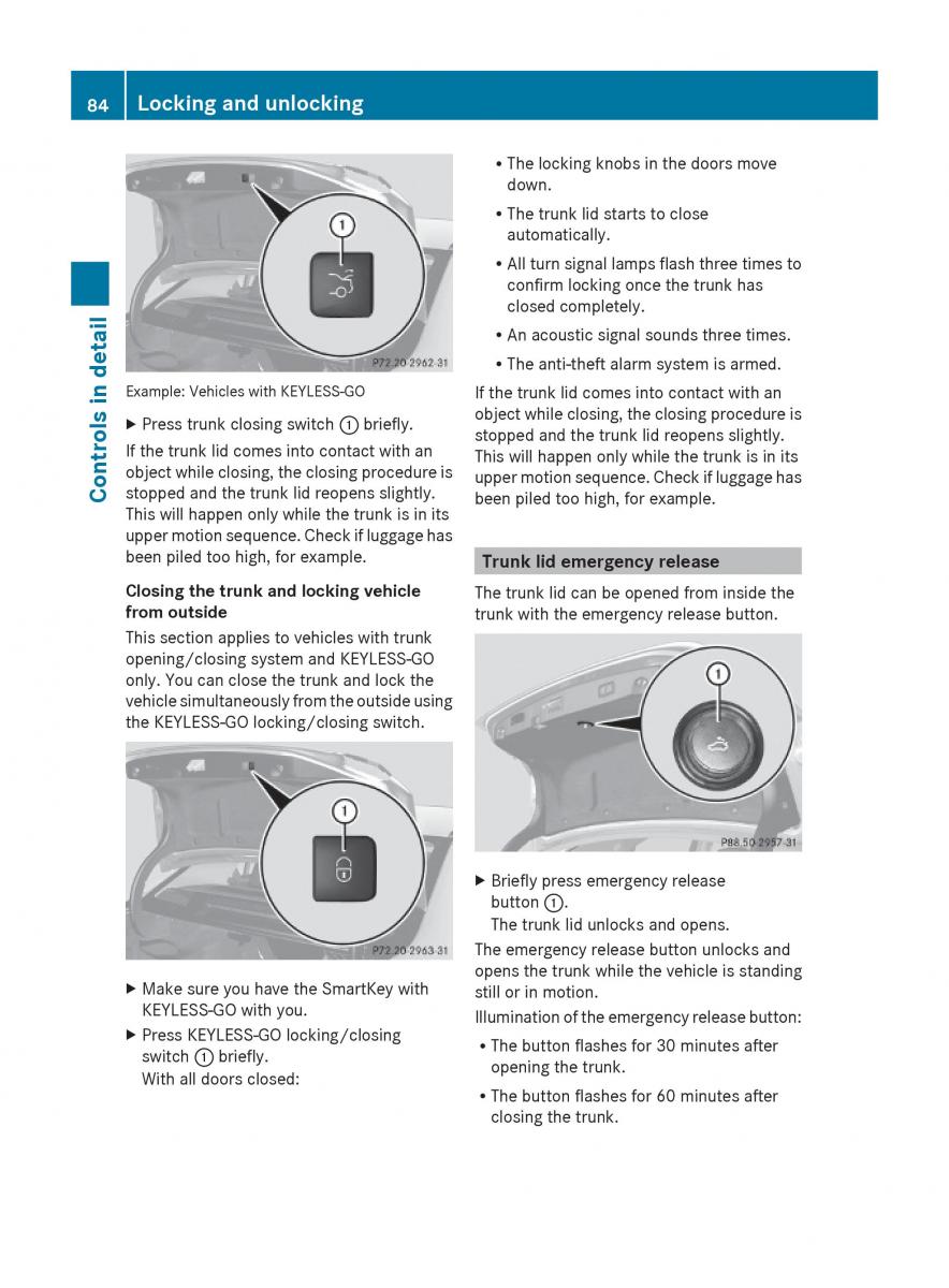 mercedes benz e class w212 2010 owners manual / page 86