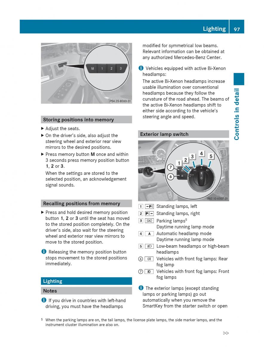 Mercedes Benz E Class W212 2010 owners manual / page 99