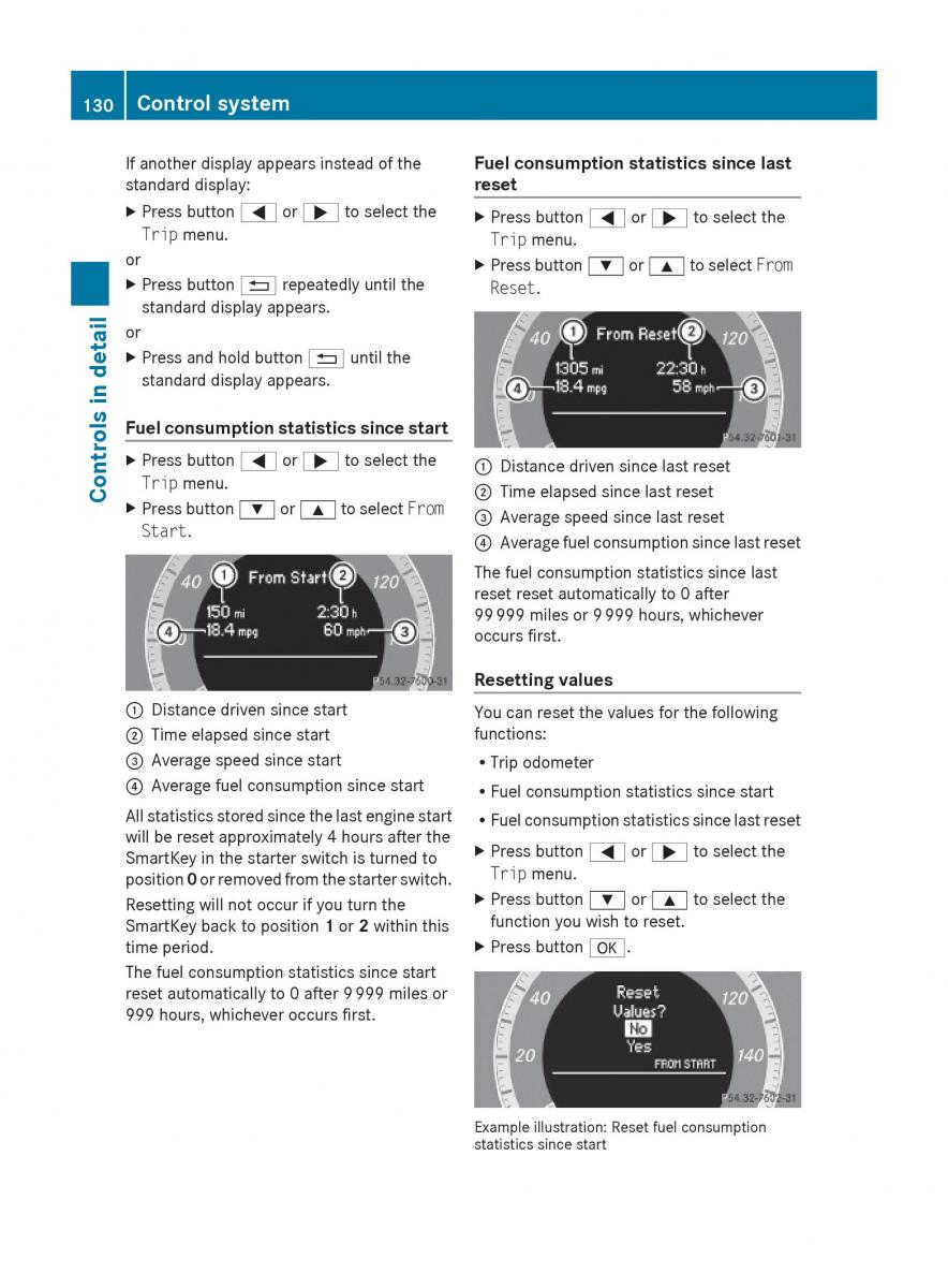 Mercedes Benz E Class W212 2010 owners manual / page 132