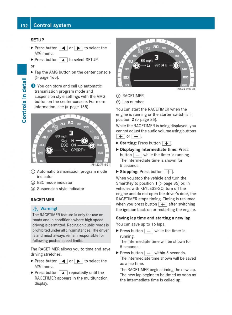 Mercedes Benz E Class W212 2010 owners manual / page 134