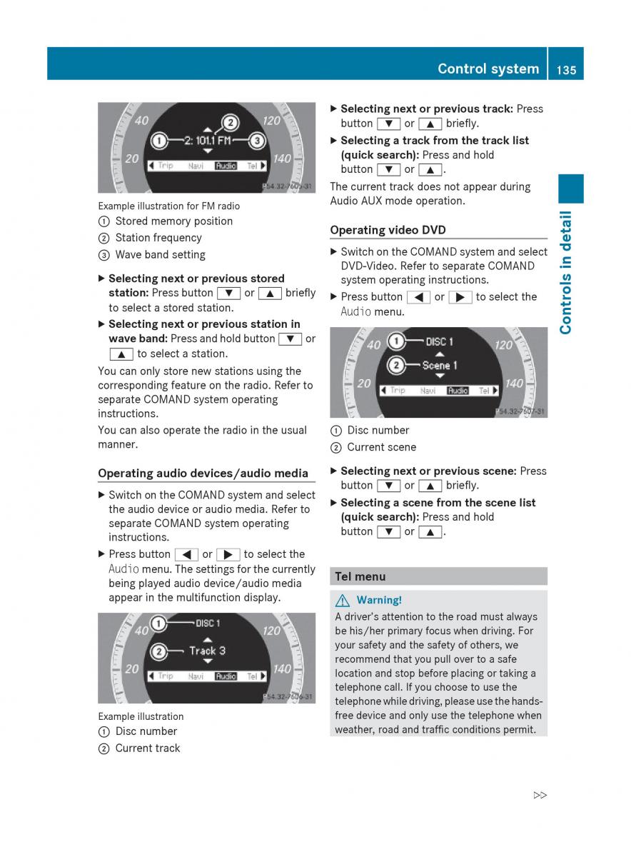 Mercedes Benz E Class W212 2010 owners manual / page 137