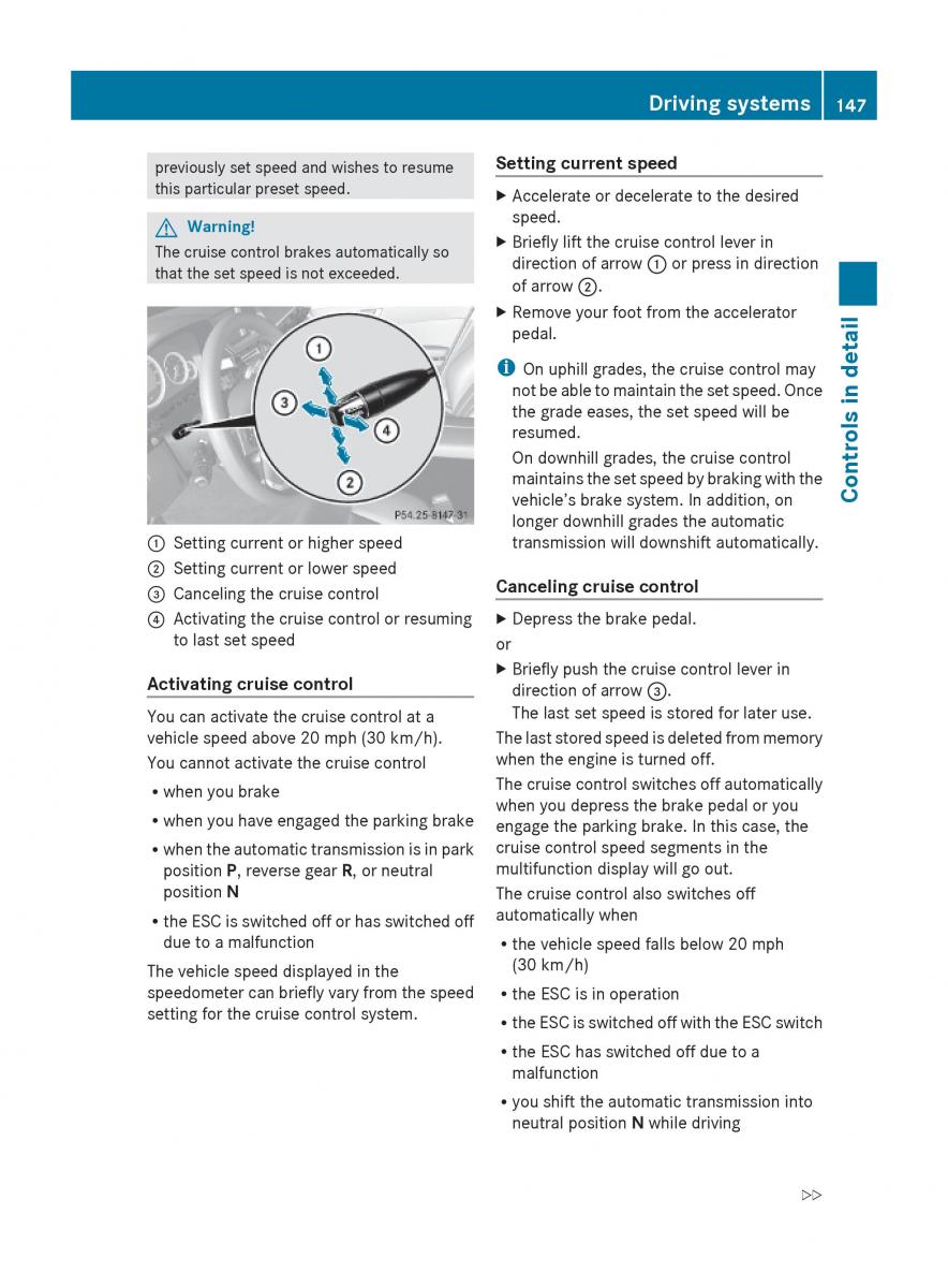 Mercedes Benz E Class W212 2010 owners manual / page 149