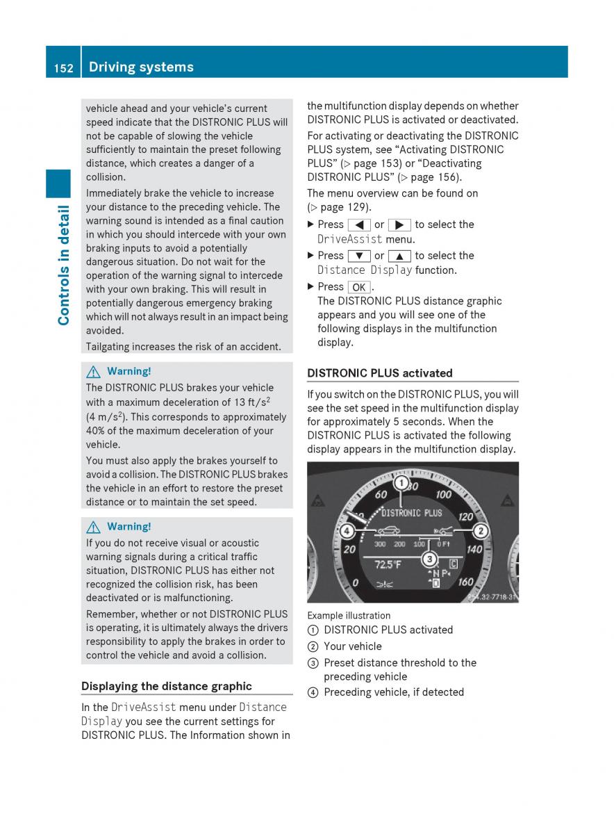 Mercedes Benz E Class W212 2010 owners manual / page 154