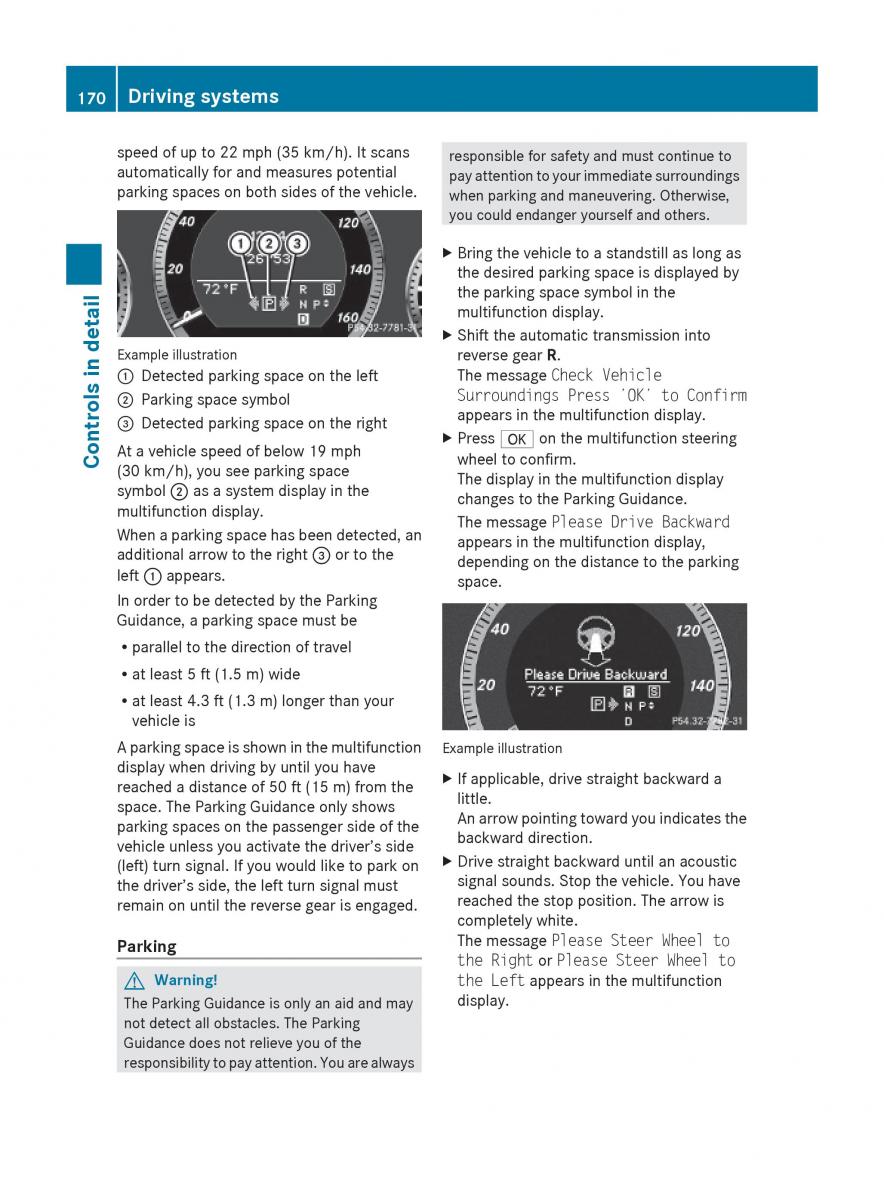 Mercedes Benz E Class W212 2010 owners manual / page 172