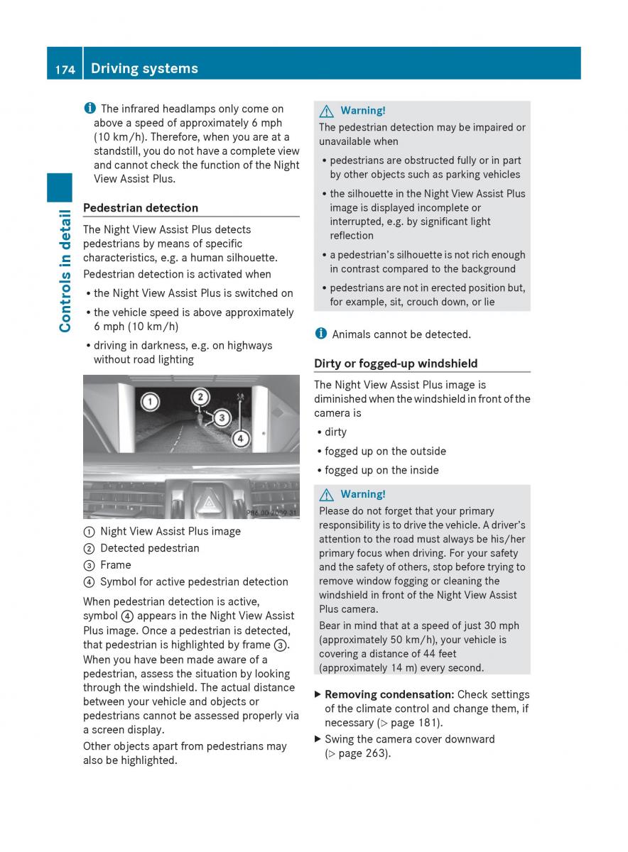 Mercedes Benz E Class W212 2010 owners manual / page 176