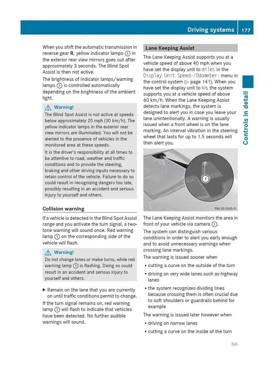 Mercedes Benz E Class W212 2010 owners manual / page 179