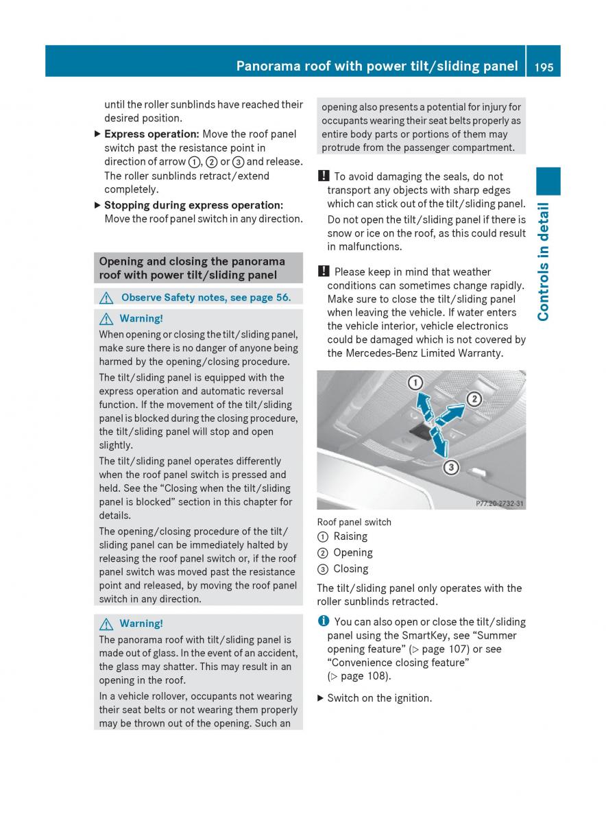 Mercedes Benz E Class W212 2010 owners manual / page 197