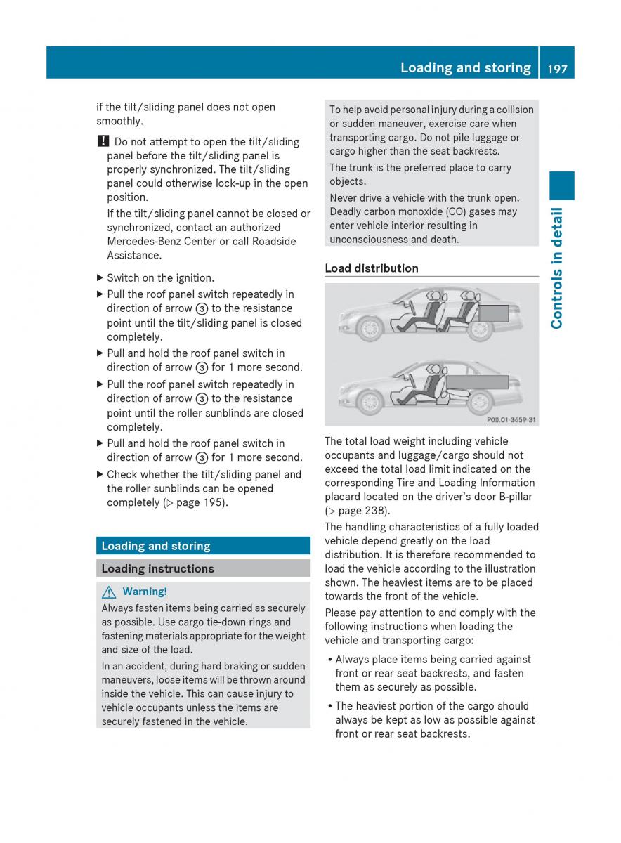 Mercedes Benz E Class W212 2010 owners manual / page 199