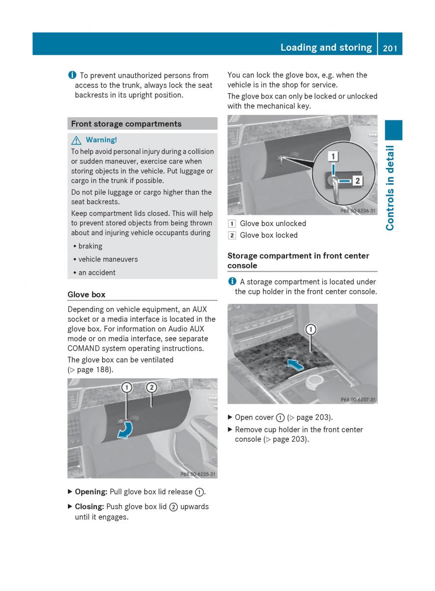 Mercedes Benz E Class W212 2010 owners manual / page 203