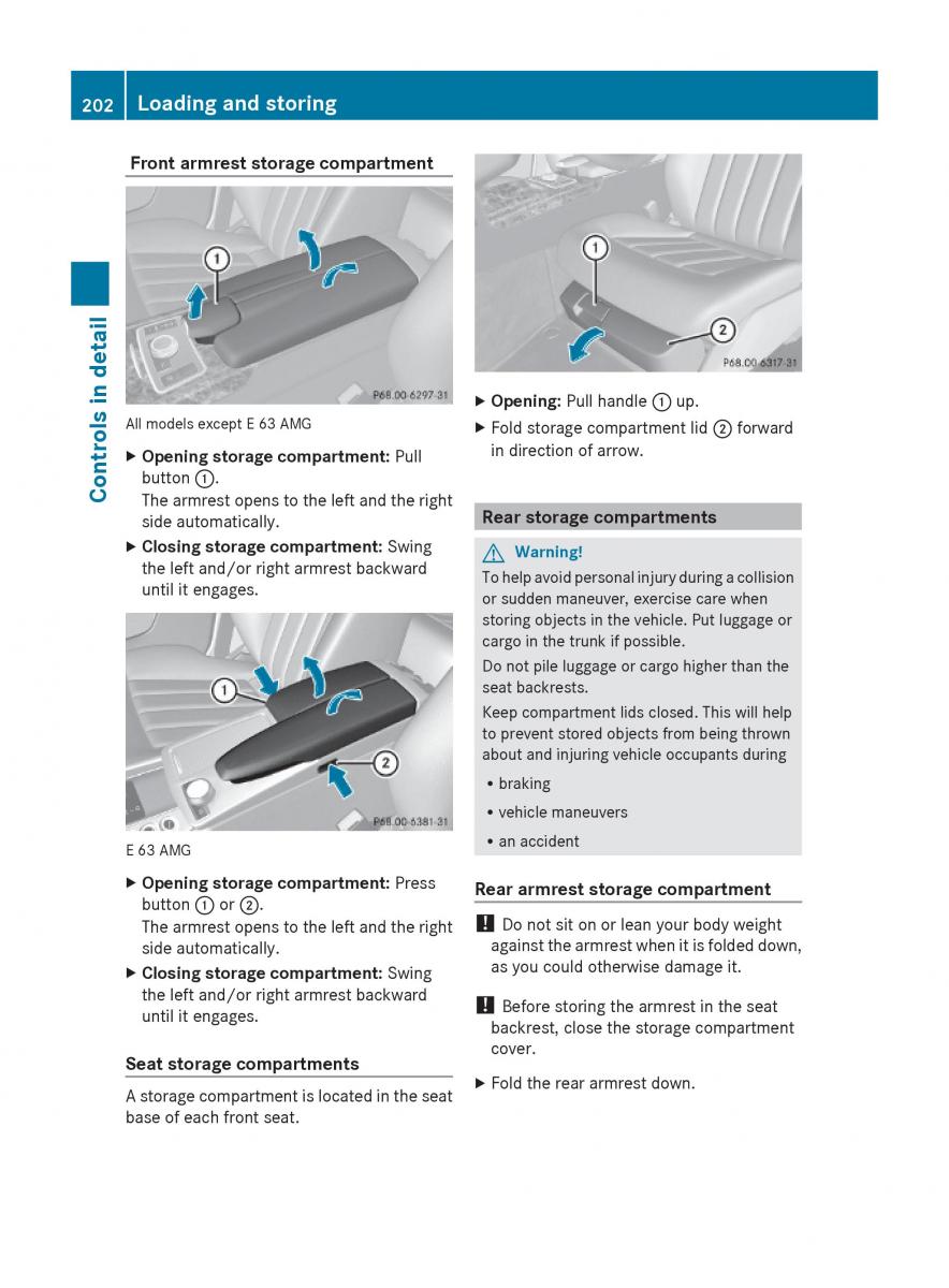 Mercedes Benz E Class W212 2010 owners manual / page 204