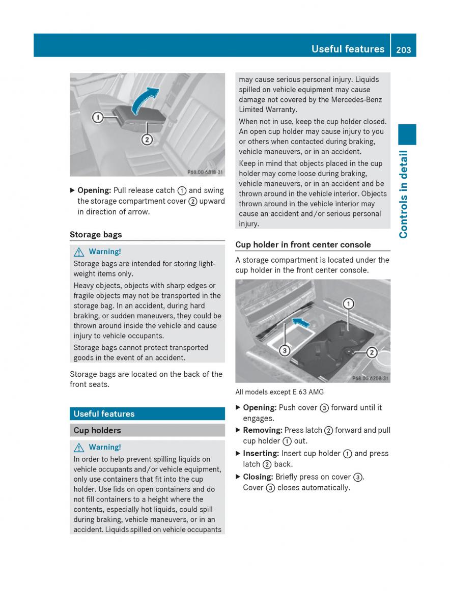 Mercedes Benz E Class W212 2010 owners manual / page 205