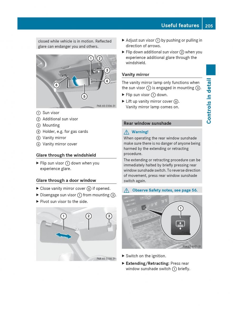 Mercedes Benz E Class W212 2010 owners manual / page 207