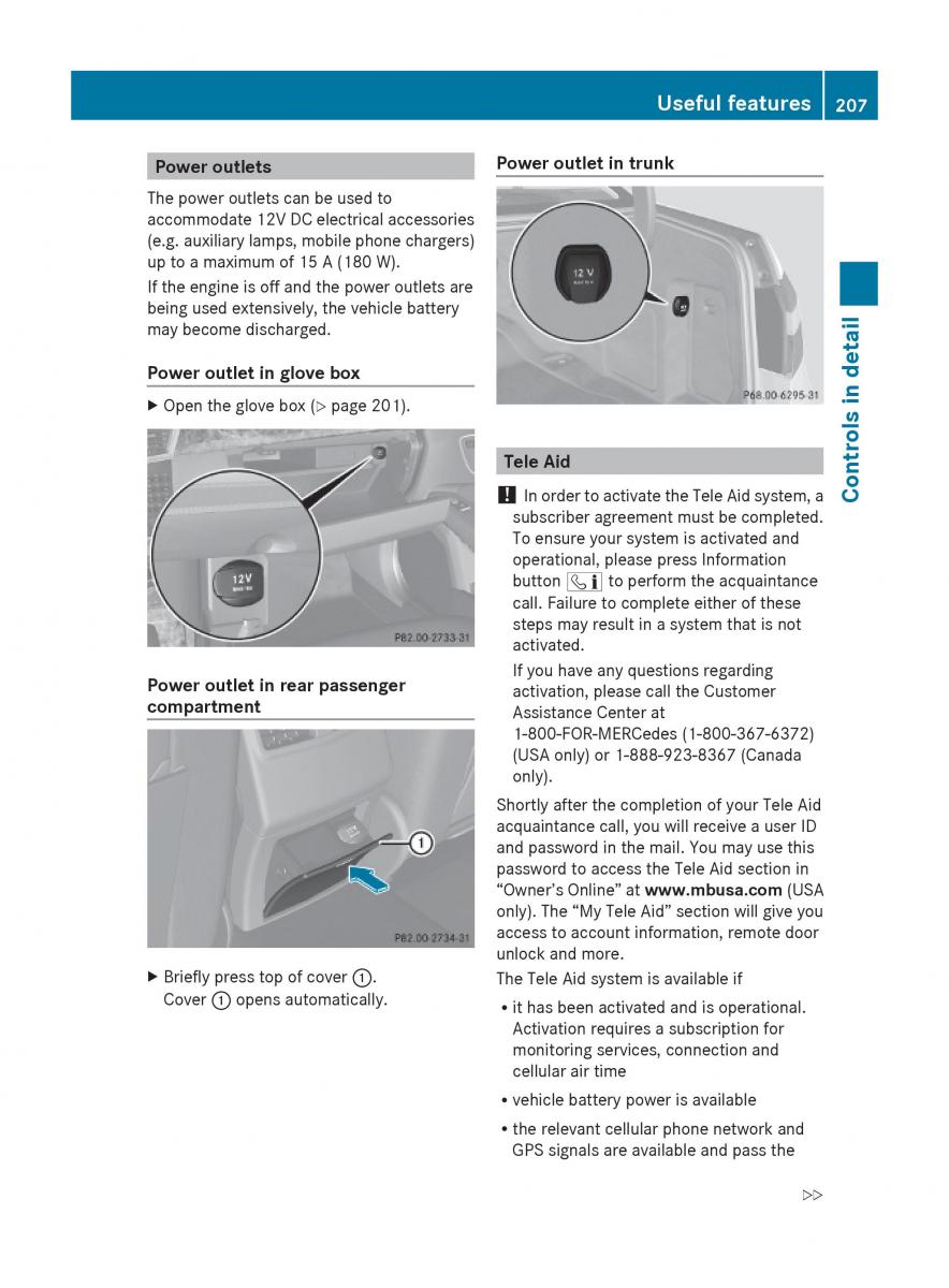 Mercedes Benz E Class W212 2010 owners manual / page 209