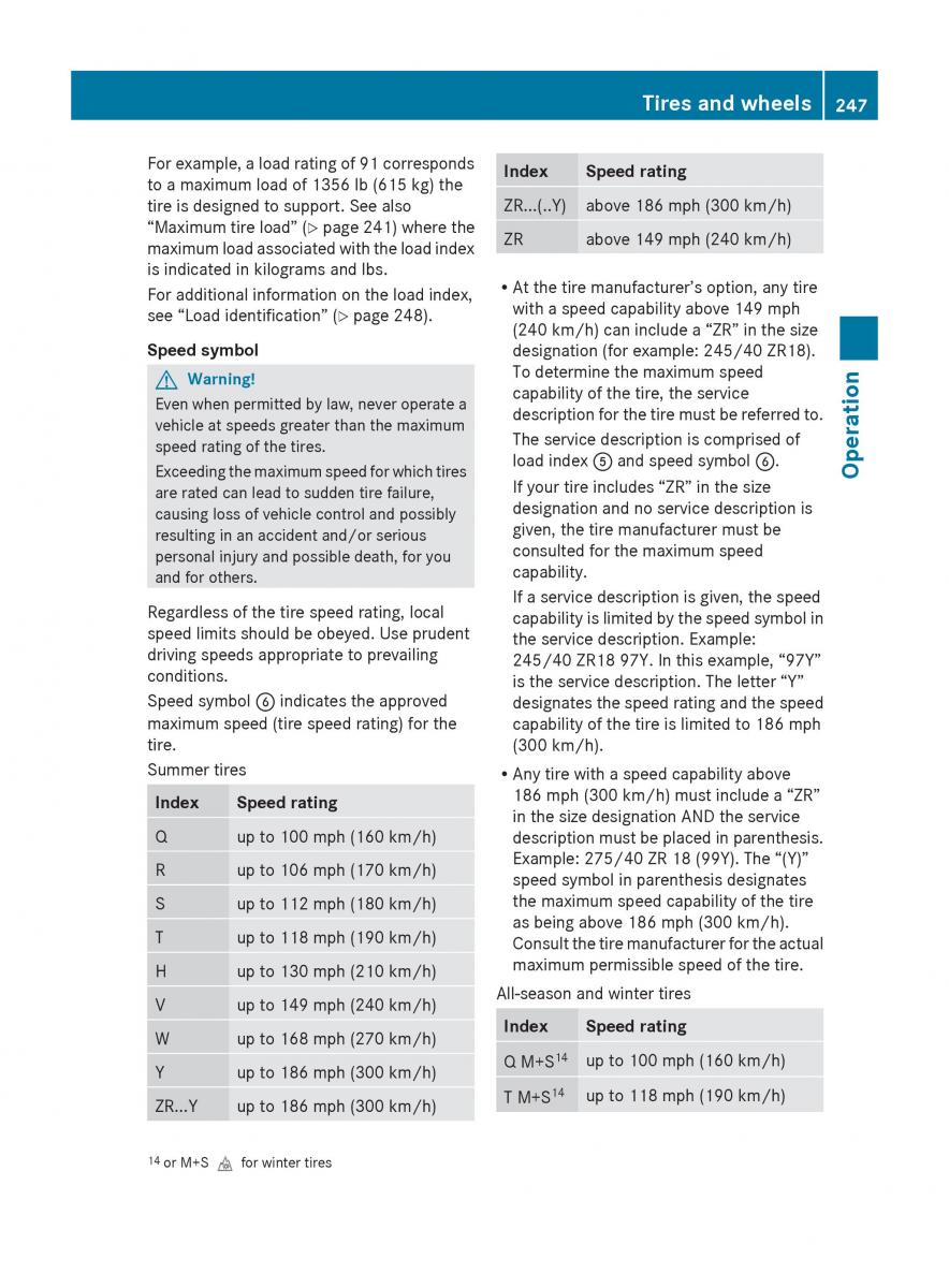 Mercedes Benz E Class W212 2010 owners manual / page 249