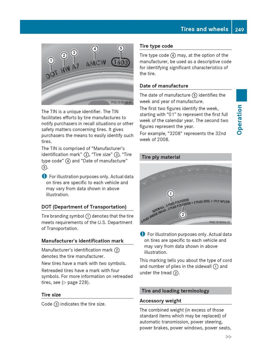 Mercedes Benz E Class W212 2010 owners manual / page 251