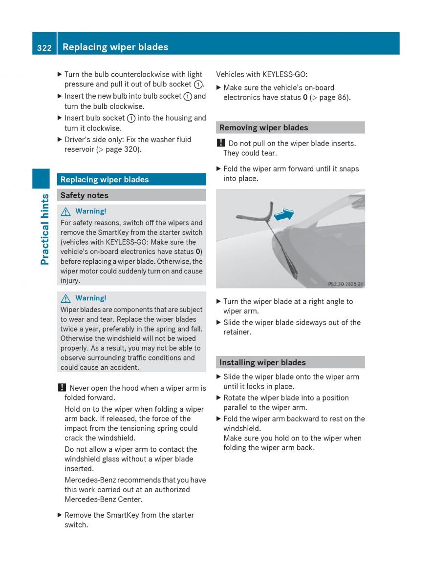 Mercedes Benz E Class W212 2010 owners manual / page 324