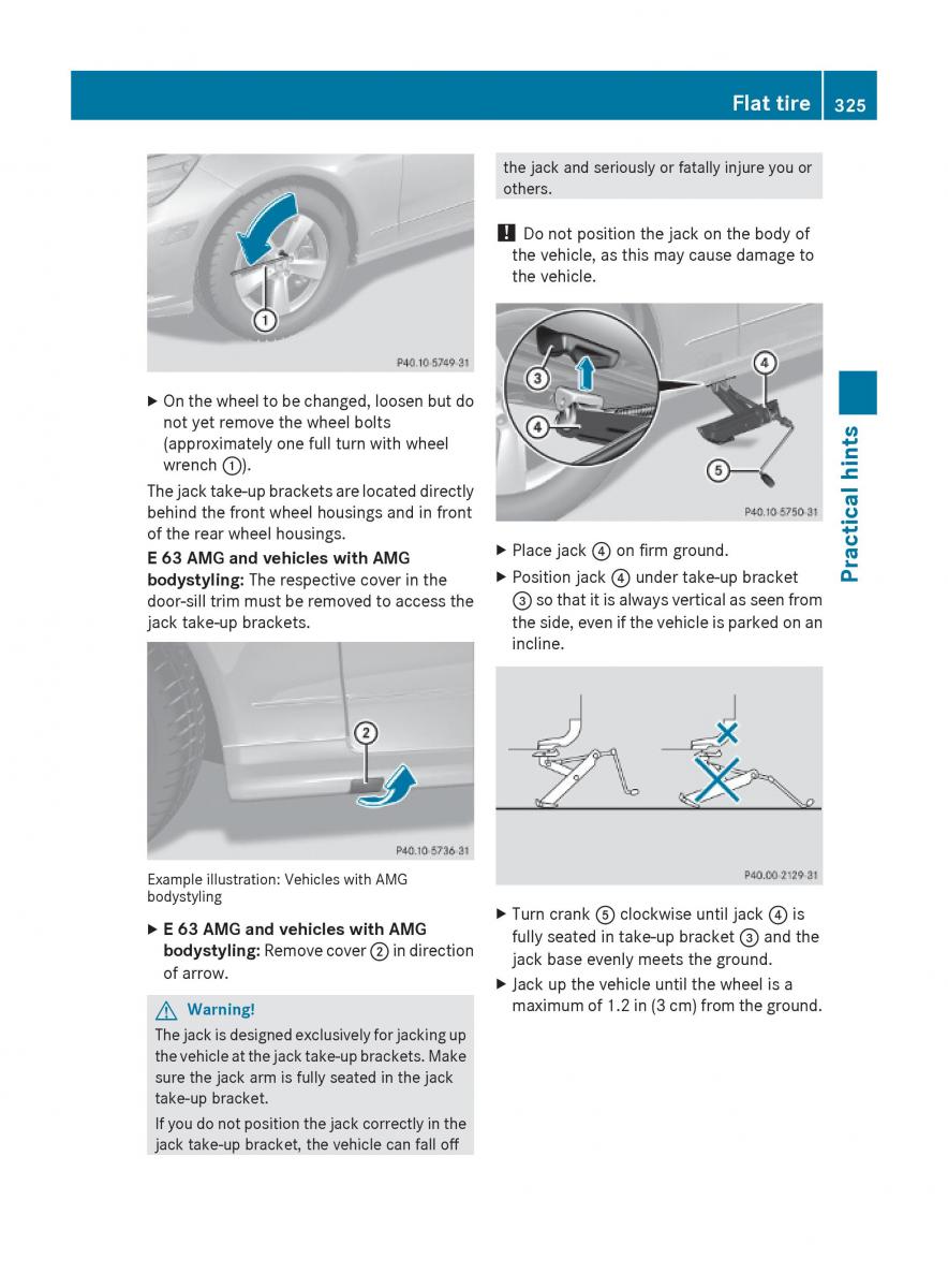 Mercedes Benz E Class W212 2010 owners manual / page 327