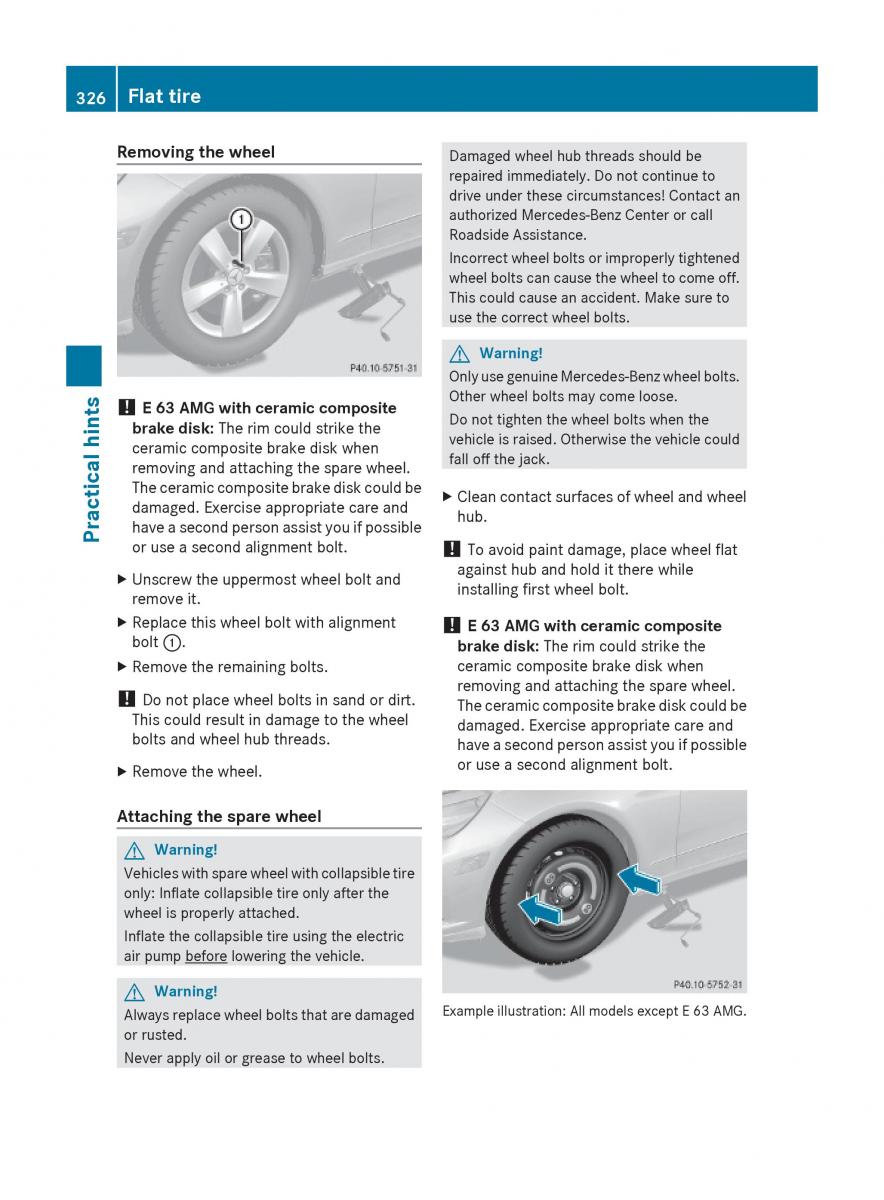 Mercedes Benz E Class W212 2010 owners manual / page 328