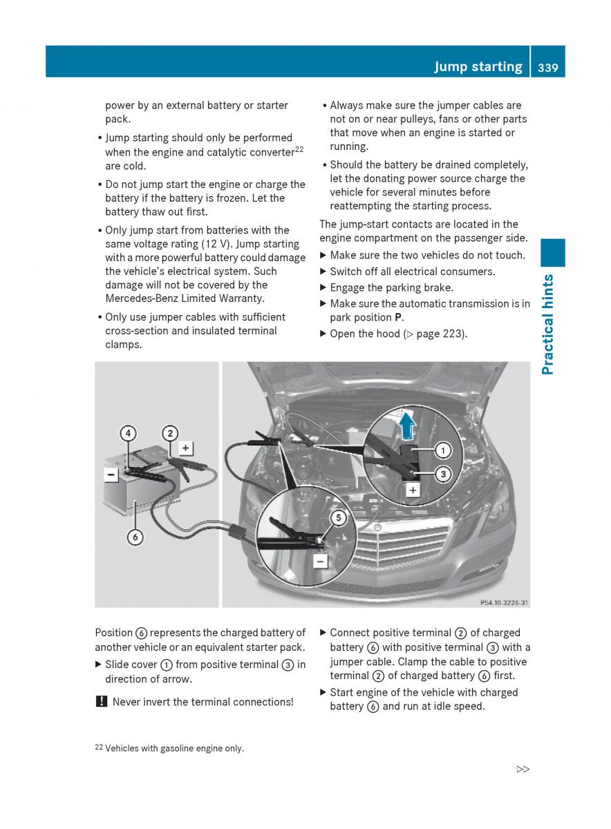 Mercedes Benz E Class W212 2010 owners manual / page 341