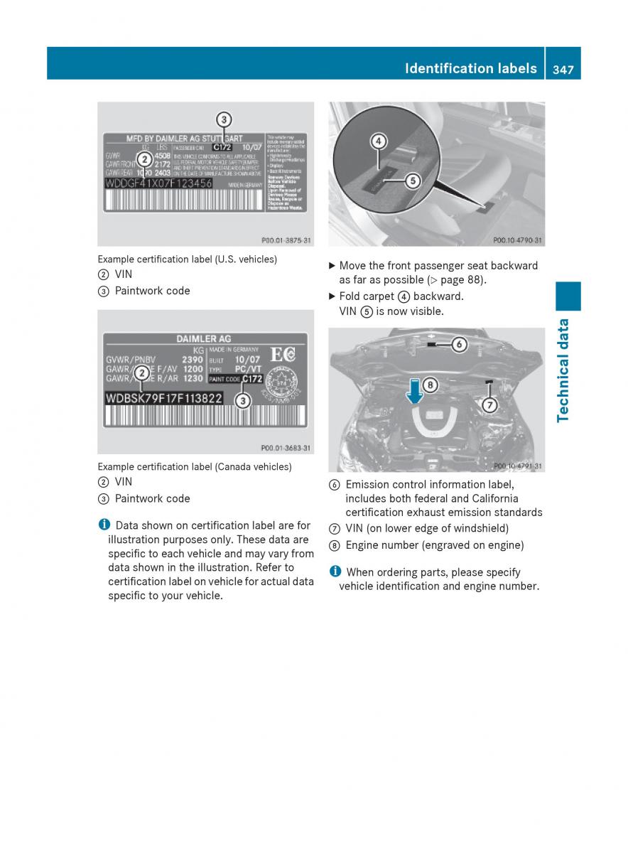 Mercedes Benz E Class W212 2010 owners manual / page 349