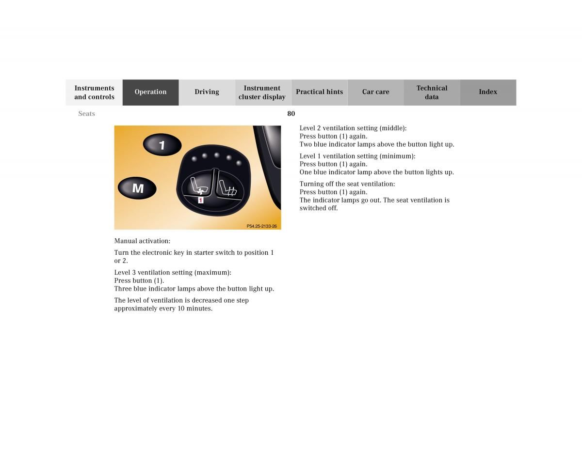 Mercedes Benz CL C215 2000 owners manual / page 83