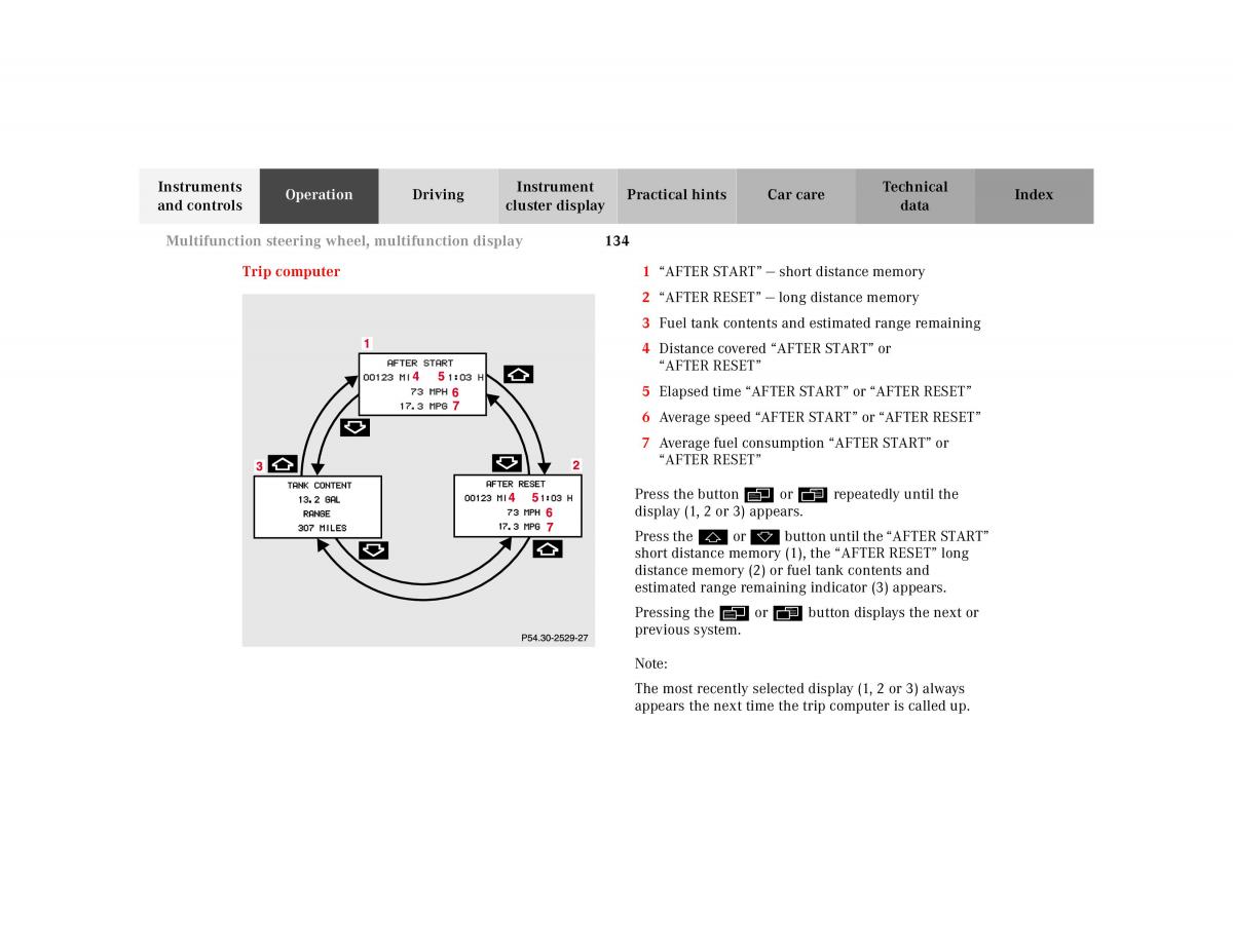 Mercedes Benz CL C215 2000 owners manual / page 137