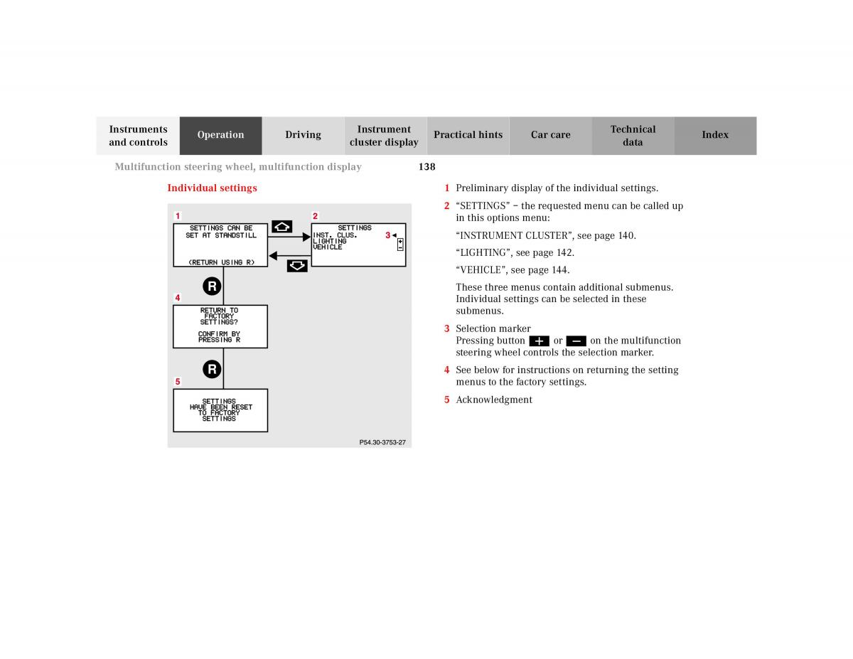 Mercedes Benz CL C215 2000 owners manual / page 141