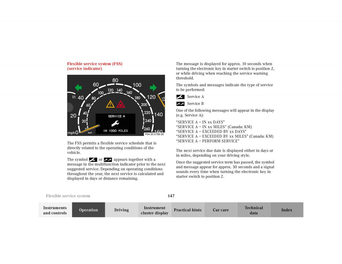 Mercedes Benz CL C215 2000 owners manual / page 150