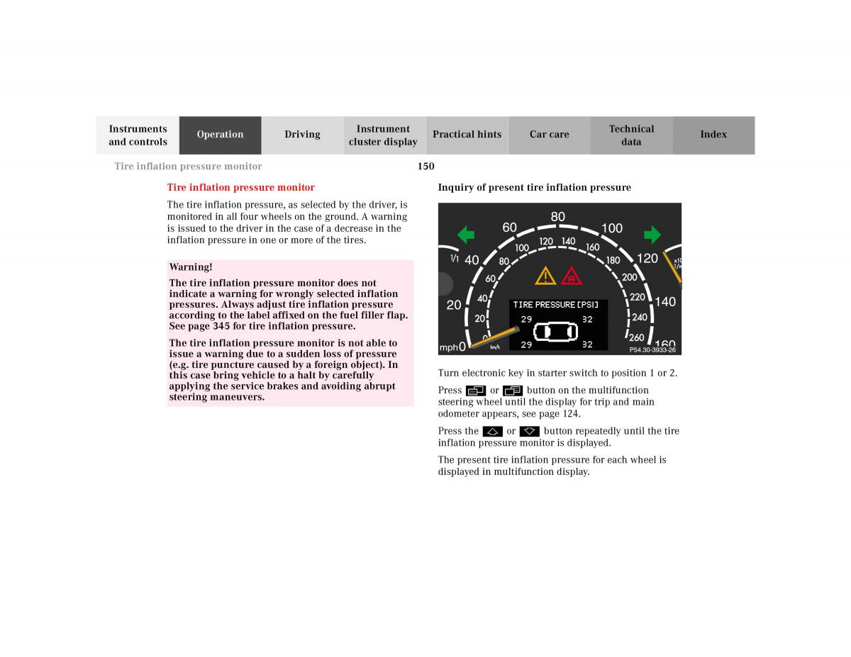 Mercedes Benz CL C215 2000 owners manual / page 153