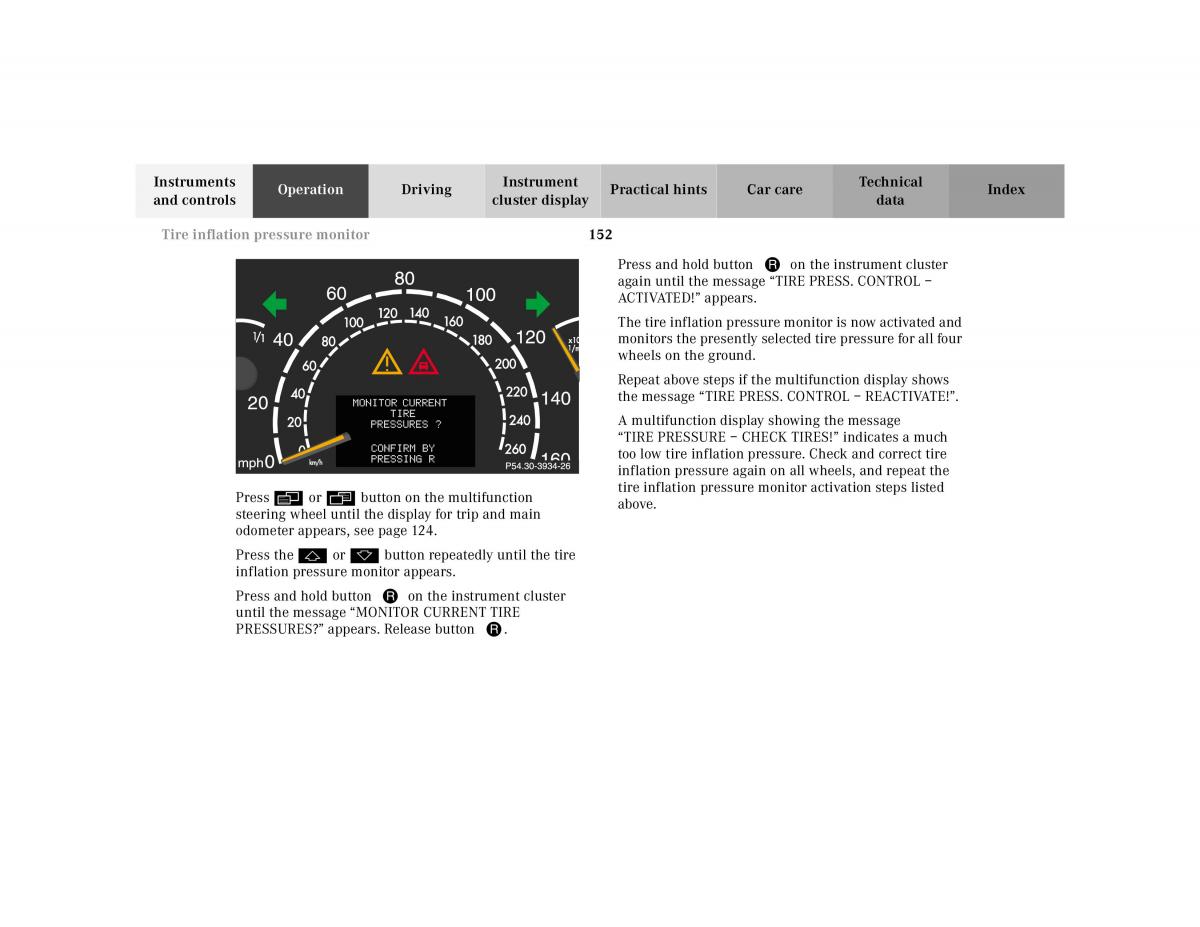 Mercedes Benz CL C215 2000 owners manual / page 155