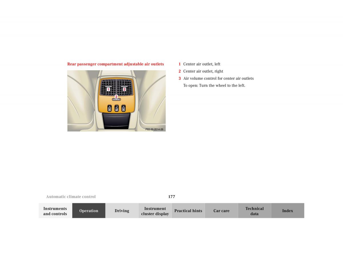 Mercedes Benz CL C215 2000 owners manual / page 180