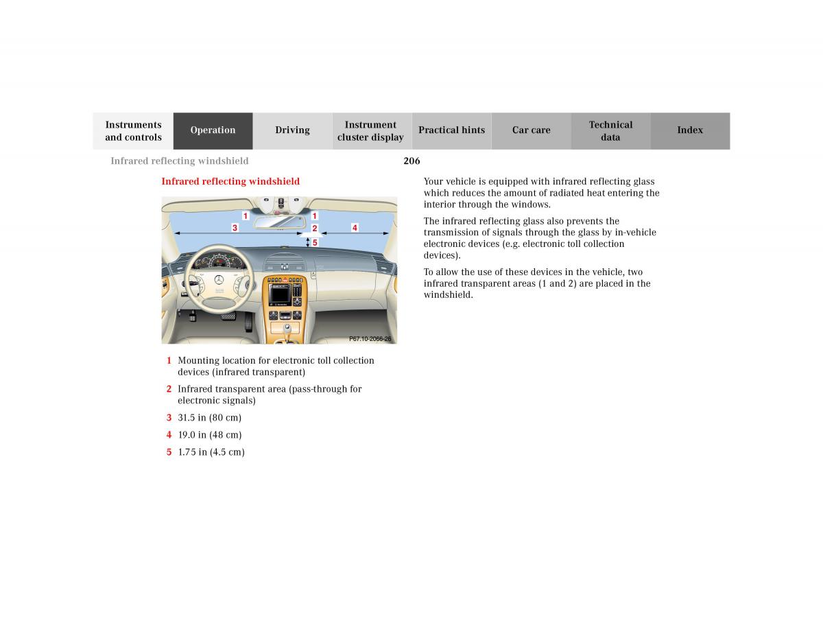 Mercedes Benz CL C215 2000 owners manual / page 209