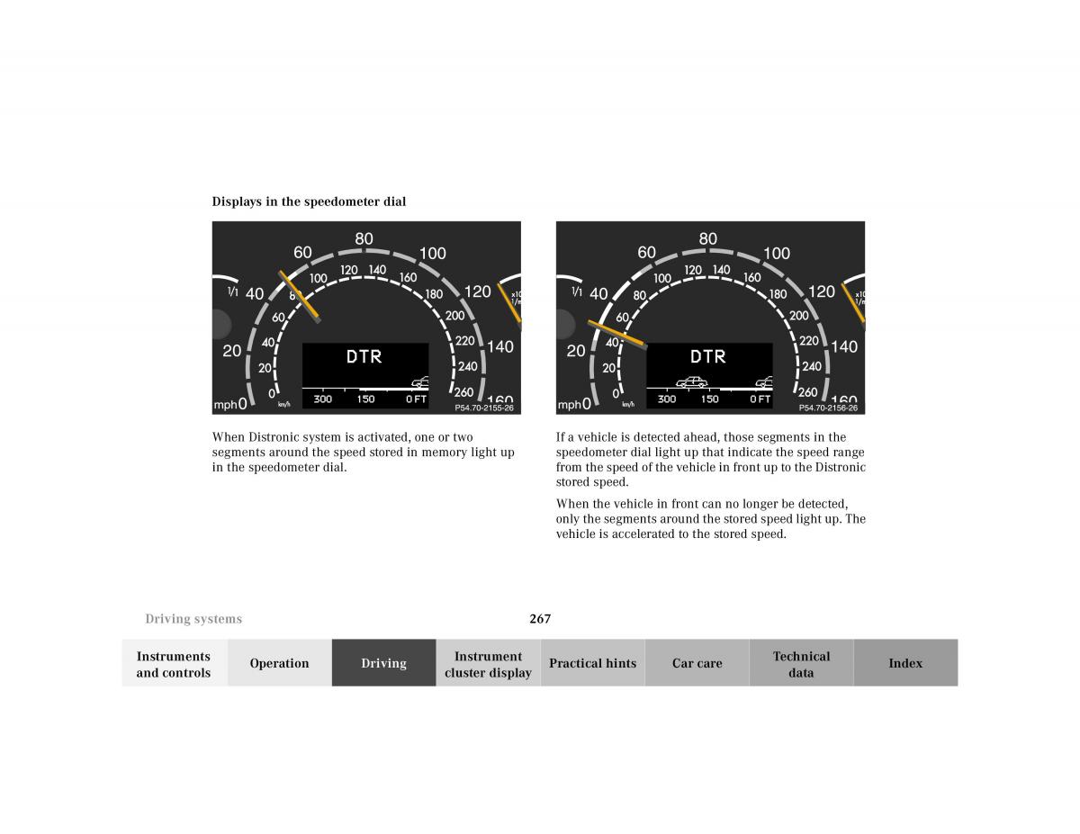 Mercedes Benz CL C215 2000 owners manual / page 272